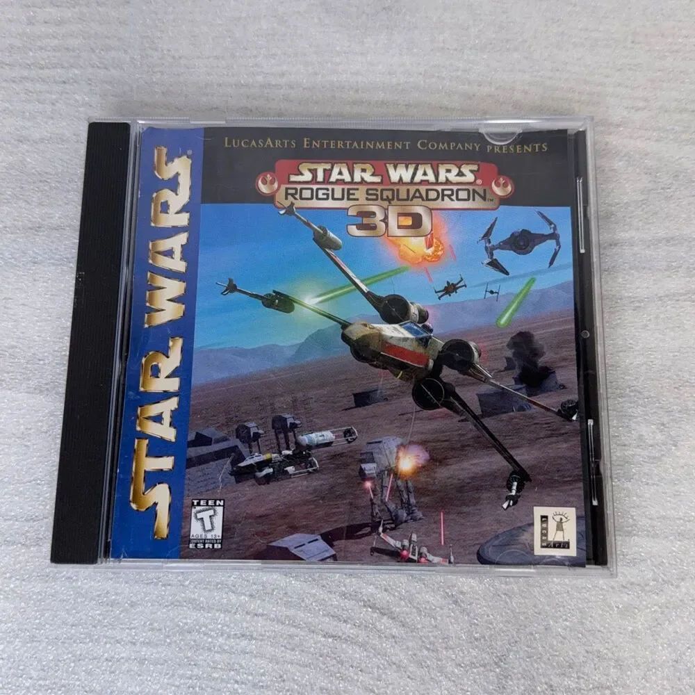 Moto Racer, Ultimate Pinball, Star Wars Rogue Squadron 3D - PC CD-Rom Lot
